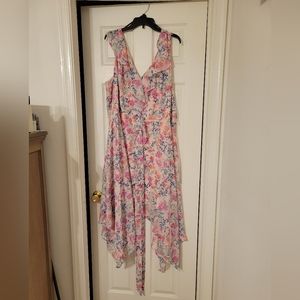 Emma & Michele Sleeveless Summer Floral Dress